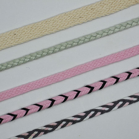 Flat Braided Cotton Rope - SYFC031、SYFC051、SYFC131、SYFC171