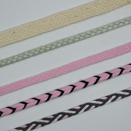 Flat na Nakatirintas na Cotton Rope - SYFC031、SYFC051、SYFC131、SYFC171 Flat na Nakatirintas na Cotton Rope - SYFC031、SYFC051、SYFC131、SYFC171